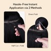 HOTBANANA Tape in Hair Extensions Human Hair, DIY Cut Wide