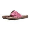 CLIFFS BY WHITE MOUNTAIN Women's Squarely Sandal, Fuchsia/Nubuck, 6 M