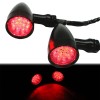 KEEPDSGN Motorcycle Black Bullet LED Brake Blinker Turn Signal Tail