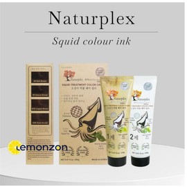 Naturplex Squid Ink Hair Color Cream Cover Grey Hair Ammonia Free Paraben Free Soothes Scalp Made in Korea