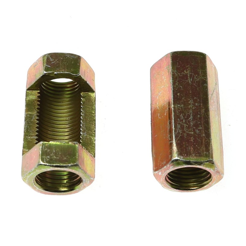 RLECS 10pcs M10 Thread 30mm Height Hexagon Open Nut M10x30