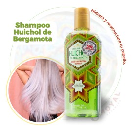 Shampoo Huichol Bergamota Té Verde, Crecimiento 250 Ml