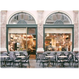 Fine Art Canvas Royal Galleries Golden Canvas Wall Decor by Artist Carina Okula for Living Room, Bedroom, Bathroom, Kitchen, Office, Bar, Dining & Guest Room - Ready to Hang - 32 in x 24 in