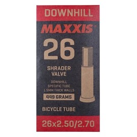 Maxxis Downhill Inner Tube 26 x 2.4/2 x 7 Black black Size:Schrader/Auto
