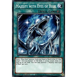 Crystalcommerce Blue Anime Trading Card - Majesty with Eyes of Blue - LDS2-EN027 - Common - 1st Edition