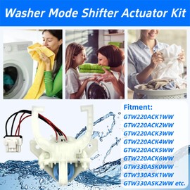 WH03X30517 Washer Mode Shifter Actuator WH01X27538 Washer Drive Belt WH05X24185 Washing Machine Clutch WH01X24434 Washer Spring Replacement for WH05X25036 AP6328256 4588013 4587847 Fit for GE