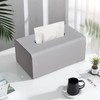 KINGFOM PU Leather Cosmetic Tissue Box Tissue Box Tissue Box