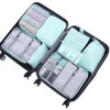 Packing Cubes for Suitcase,Lychico 9pcs Travel Luggage Packing Organizers Waterproof