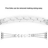 Rhinestone Brass Metal Bracelet Watch Band Strap Replacement for IOS