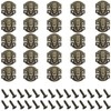 25PCS Box Latch,Antique,Toggle Catch Latch Clasp,Bronze Decorative Hasp,Jewelry Box Lock