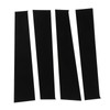 4pcs Black Pillar Posts Door Trim B Pillar Posts Door