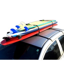 Block Surf - Wrap Rax Pro Soft Roof Racks, Universal Fit for Cars, Trucks and SUVs - Carries Long boards, Short boards, and Soft Tops