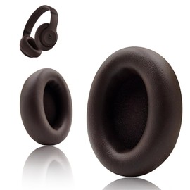 Replacement Ear Pads for Studio Pro, Ear Cushions Compatible with Studio Pro 2023 Noise Cancelling HHeadphone, Protein Leather & Memory Foam (Deep Brown)