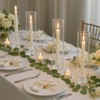 Hurricane Candle Holder Thickened Cylinder Covers 4 Pcs Taper Candle