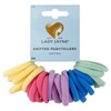 Lady Jayne Softies Knitted Ponytailers Pastel X 24