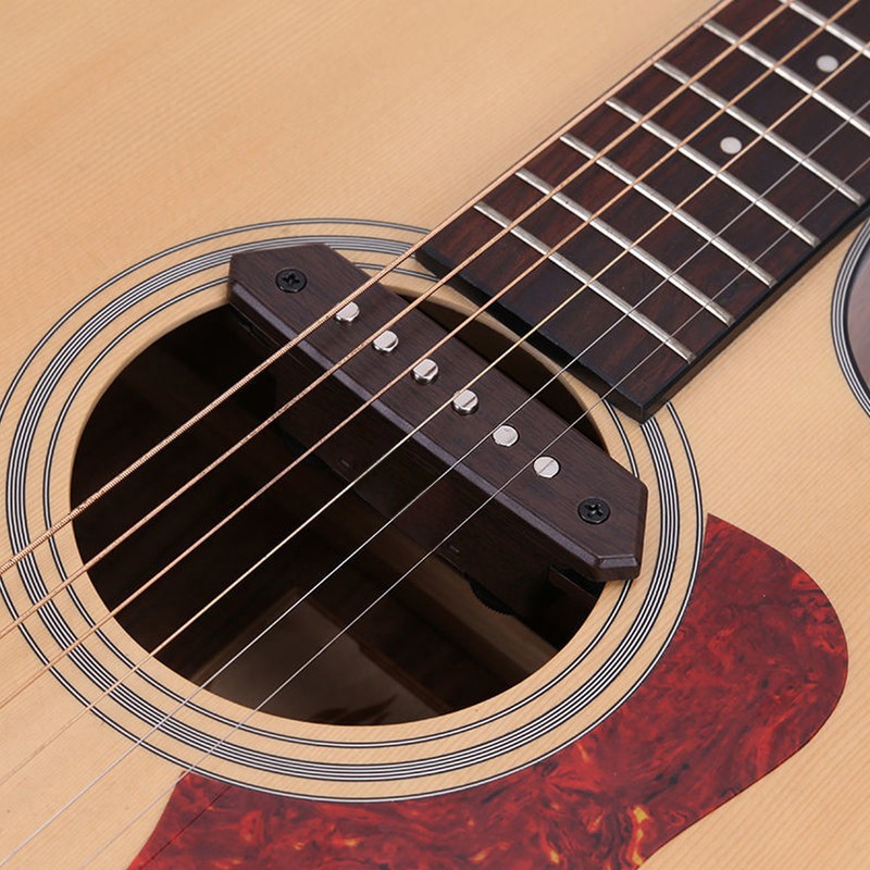 Acoustic Guitar Pickup Hole Free Volume Tone Control Dual Coil