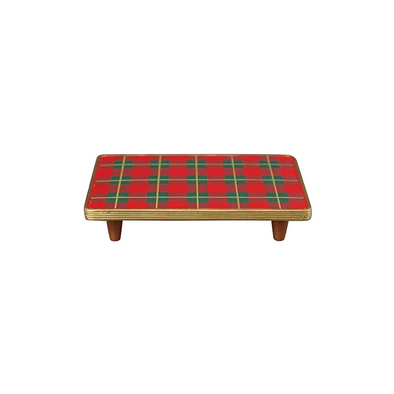 Deco Corporation ZXS-86478X Concombre Retro Check Table Approx. 4.7 x