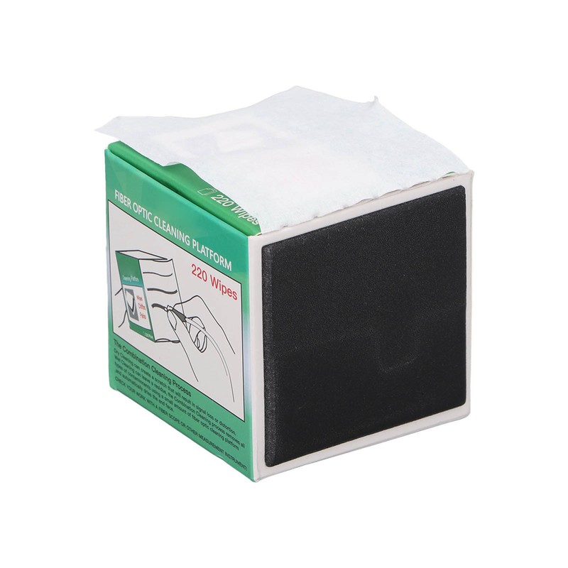 Fiber Optic Cleaning Wipe 220 Sheets Dust Free Cleaner Platform