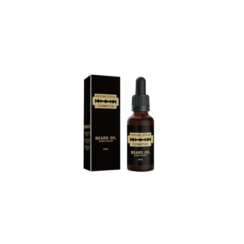Future Style Cosmetics Sandalwood Beard Oil, 30ml