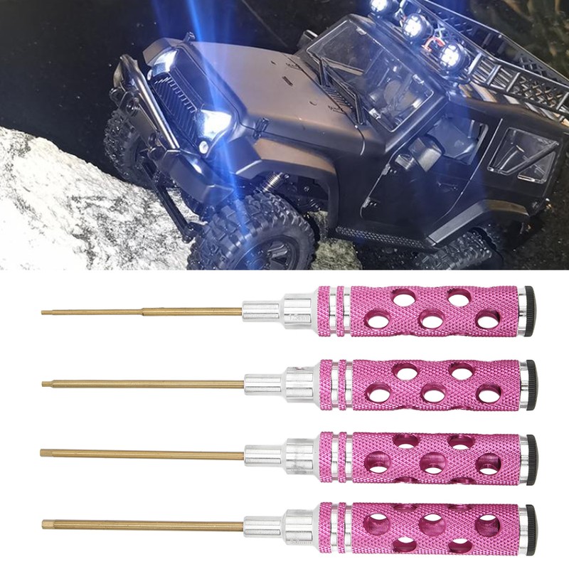 4Pcs Hex Driver Wrench Set 1.5mm 2.0mm 2.5mm 3.0mm RC