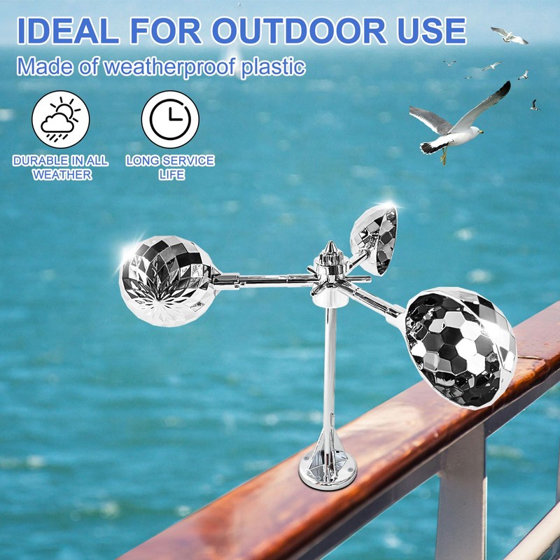 Bird Reflective Spinning Deterrent Devices for Outside Keep Birds Away