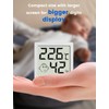 Digital Hygrometer Thermometer Mini, Indoor Room Temperature Monitor and Humidity
