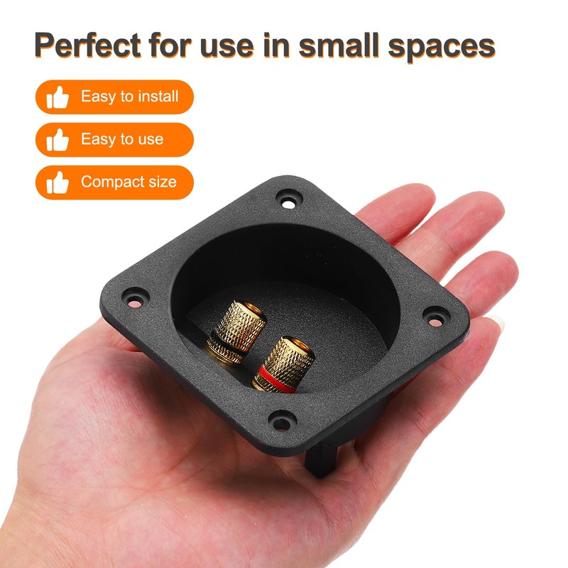 MECCANIXITY 2.68 Inch Speaker Box Terminal Cup, 2-Way Subwoofer Plug