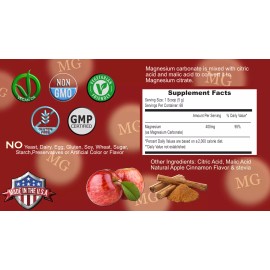 Peter Gillham’s Magnesium Supreme  Apple Cinnamon Flavor 12oz 75 servings