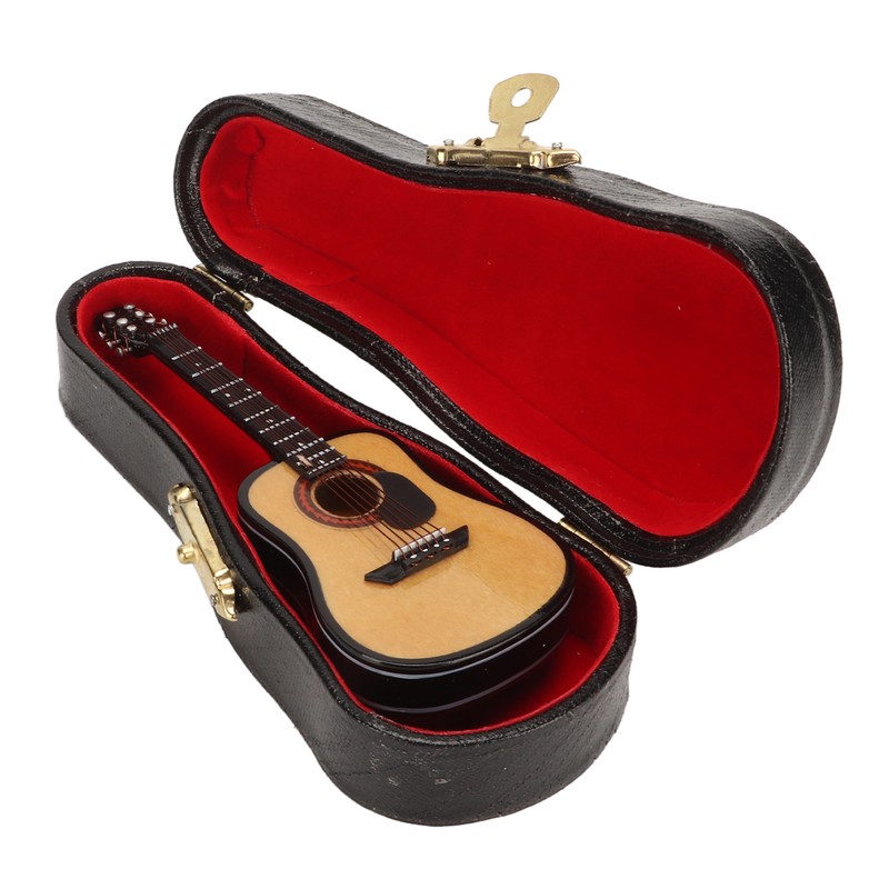Musical Instrument Lapel Pin Guitar Shaped Miniature Instrument Lapel Brooch
