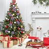 Adornos para árbol de Navidad de Pascua con purpurina, paquete