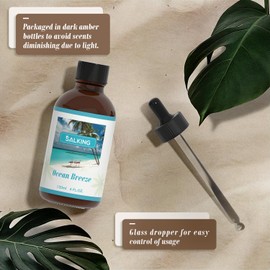 SALKING Ocean Breeze Fragrance Oil, 120ml (4 Fl Oz) Premium Fragrance Oils for Diffuser, Candle Scents for Candle Making, Soap Making Supplies, Diffuser Oil Scents, Holiday Gifts