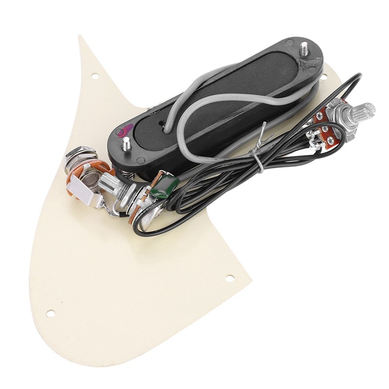 Dual Rail Mandolin Pickguard Loaded Prewired Pickup A500k B500k Potentiometer