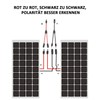 Solar Cable Y Splitter, 1Y2 Solar Panel Y Connector 10AWG