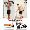 Abahub Wall Mounted Pull Up Bar,440lbs Multi-Grip Chin-Up Bar for