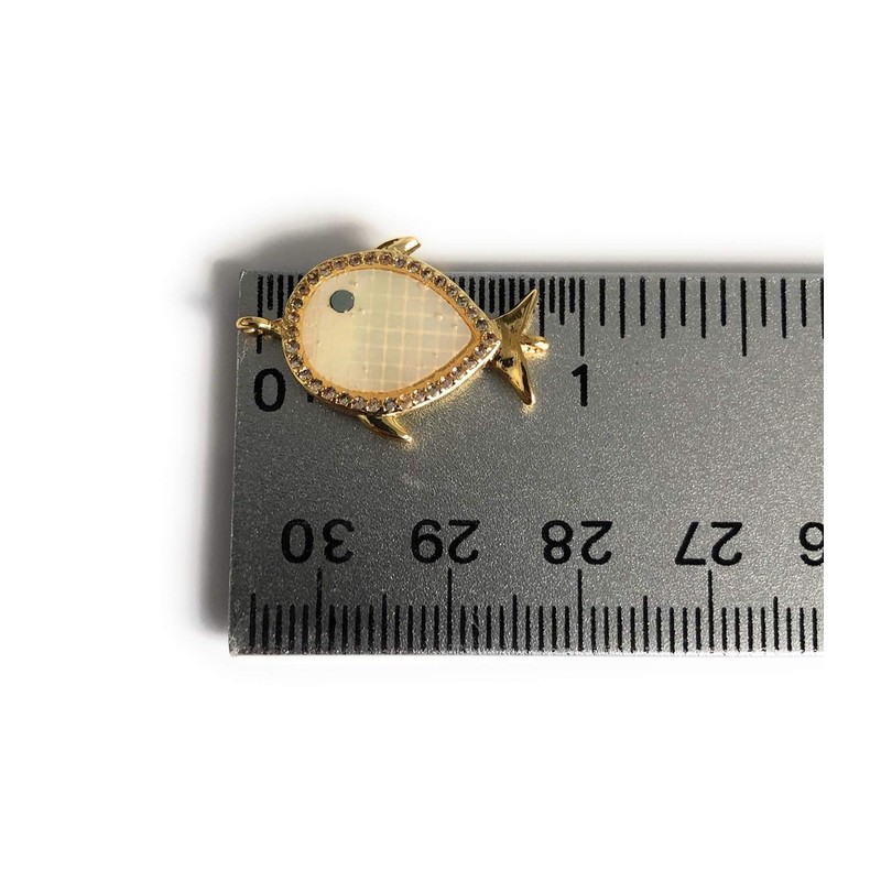 Summer Beach Fish Charm Macrame Silver Bracelet