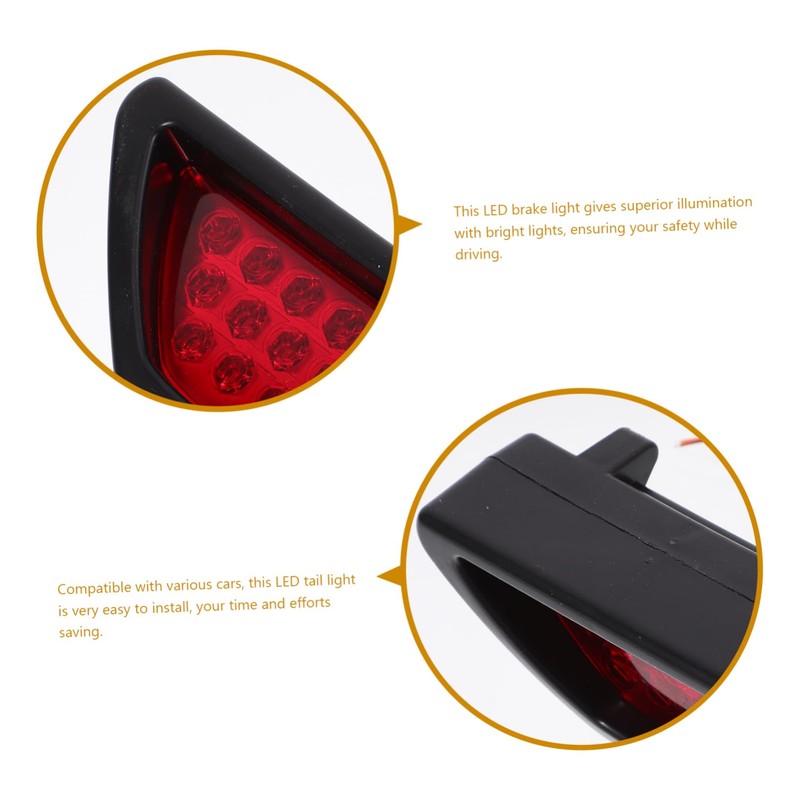 Alipis LED Brake Light Automotive Tail Lamp Compact Car Brake
