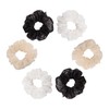 Enchanting Lace Oversized Hair Scrunchies - Pure Beauty with Crystal