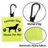 PWHAOO Therapy Dog Hang Tag Dog Alert Hanging Patches Therapy