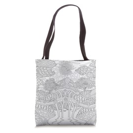 Color Your Own Tote Bag: Enchanted Bridge Art Project Gift Tote Bag