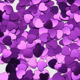 14 Gram Purple Heart Shape Table Scatter Confetti Wedding Favour Anniversary Birthday Mother’s Day Party Decorations