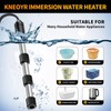 KNOEYR Fast Heating Immersion Water Heater Portable Pool Heater Submersible