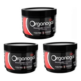 3 Gel Organogal Grisi Oscurecedor De Cabello 400 Ml                                                                                                   