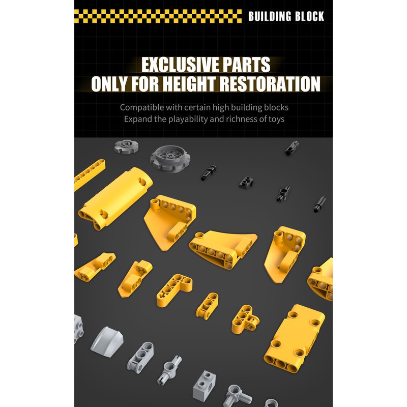 Kibi Construction Set, Remote Control Robot 2.4G with App, 5