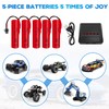 AMZZN 5PCS 3.7V 3000mAh Li-ion Batteries with SM-2P Plug and