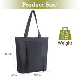 YOJOB Yoga Mat Bag Yoga Bag with Yoga Mat Carrier Carryall Shoulder Bag Reversible Tote Bag for Pilates,Office, Travel, Workout,Beach and Gym (Black)