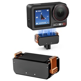 Tomat Action 5 Pro Magnetic Adapter Mount for DJI Osmo Action 5 Pro/Action 4/Action 3 Quick Release Adapter with Connection Adapter Extension Base Accessories