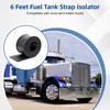 JERBOR 4 inches Fuel Tank Strap Isolator, 6 feet, Fits