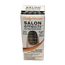 Sally Hansen Salon Effects Real Nail Polish Strips 16 Strips - 550 Tweed-Le Dee