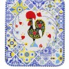 Arty Pereiras Portuguese Ceramic Decorative Serving Tray with Rooster and