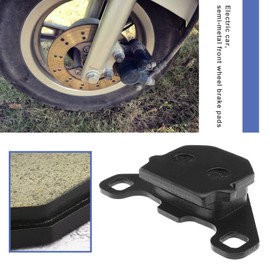 The Lord of the Tools 2 Pairs of Front Brake Pads Compatible with Kisbee 50 (2T/4T)/RS 50 (2T/4T)/100 (4T) Looxo 50 Trekker 50 (2HT) Speedfight 50 1/2 Vivacity 50/2 (50cc)